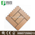 cheap non-slip wpc interlocking outdoor plastic deck tiles